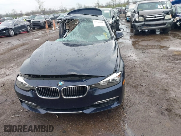 2012 BMW 3 Series 328i with VIN WBA3A5C53CF349506, listed as a IAAI auction lot 41940691 with 79,636 mi miles and . Bid and sale history available at carsss.com. Image 13.