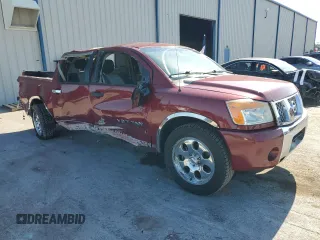 2008 Nissan Titan SE with VIN 1N6BA07D78N326338, listed as a Copart auction lot 52522195 with 198,863 mi miles and Salvage Title. Bid and sale history available at carsss.com. Image 4.