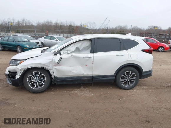 2020 Honda CR-V EX with VIN 5J6RW2H59LL027969, listed as a IAAI auction lot 41452386 with 45,448 mi miles. Bid and sale history available at carsss.com. Image 14.