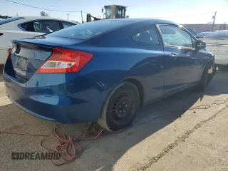 2012 Honda Civic Cpe LX with VIN 2HGFG3B57CH547090, listed as a Copart auction lot 45336665 with 218,434 mi miles and Clean Title. Bid and sale history available at carsss.com. Image 3.