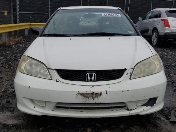 2004 Honda Civic VP with VIN 1HGEM22124L082511, listed as a Copart auction lot 85258714 with 214,105 mi miles and Clean Title. Bid and sale history available at carsss.com. Image 5.