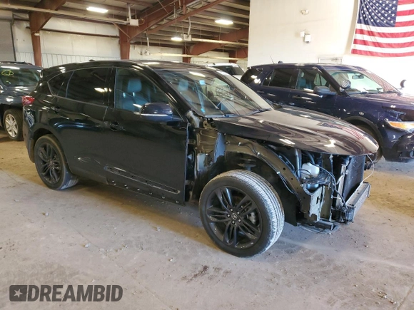 2022 Acura RDX w/A-Spec Package with VIN 5J8TC2H6XNL011958, listed as a Copart auction lot 85729184 with 41,419 mi miles and Salvage Title. Bid and sale history available at carsss.com. Image 4.