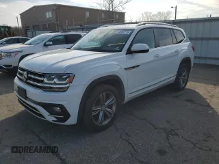 2019 Volkswagen Atlas SE z VIN 1V2XR2CAXKC597453, wystawiony jako Copart lot #43995115 z przebiegiem 74 327 mil mil oraz Szkoda całkowita • Salvage title. Historia ofert i sprzedaży dostępna na DreamBid. Obrazek 1.