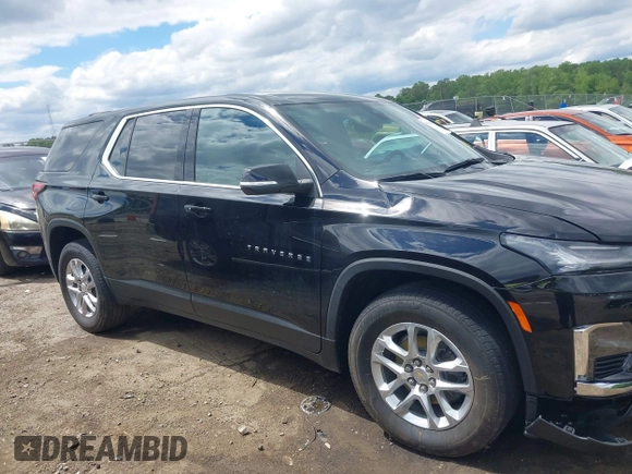 2023 Chevrolet Traverse LS z VIN 1GNERFKW9PJ319344, wystawiony jako IAAI lot #42181237 z przebiegiem 33 760 mil mil oraz . Historia ofert i sprzedaży dostępna na DreamBid. Obrazek 13.