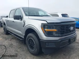 2024 Ford F-150 XL with VIN 1FTFW1L52RKD63374, listed as a IAAI auction lot 41453712 with 7,768 mi miles. Bid and sale history available at carsss.com. Image 1.