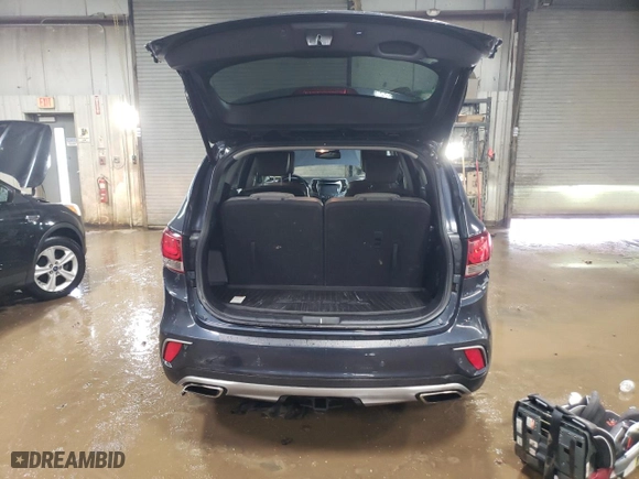 2017 Hyundai Santa Fe Limited Ultimate with VIN KM8SRDHF4HU214147, listed as a Copart auction lot 47826645 with 89,694 mi miles and Salvage Title. Bid and sale history available at carsss.com. Image 6.
