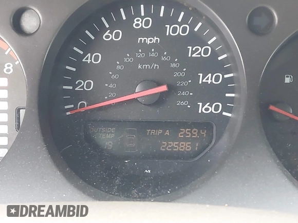 2000 Acura TL with VIN 19UUA5664YA052956, listed as a IAAI auction lot 41614847 with 225,861 mi miles. Bid and sale history available at carsss.com. Image 15.