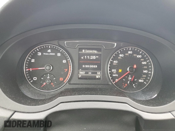 2018 Audi Q3 Premium with VIN WA1ECCFS2JR004582, listed as a Copart auction lot 36245483 with 78,437 mi miles. Bid and sale history available at carsss.com. Image 9.