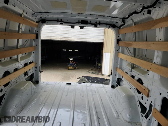 2024 Ford Transit Cargo with VIN 1FTBR1Y82RKA68798, listed as a Copart auction lot 51338075 with 8,653 mi miles and Clean title. Bid and sale history available at DreamBid. Image 10.