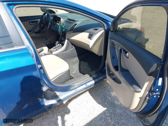 2014 Hyundai Elantra SE with VIN KMHDH4AEXEU122503, listed as a IAAI auction lot 42023525 with 1 mi miles. Bid and sale history available at carsss.com. Image 5.