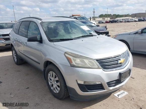 2016 Chevrolet Traverse LS with VIN 1GNKRFKD4GJ133311, listed as a IAAI auction lot 41541748 with 1 mi miles. Bid and sale history available at carsss.com. Image 1.