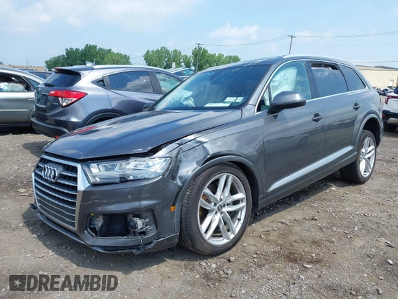 2018 Audi Q7 Prestige with VIN WA1VAAF75JD036199, listed as a IAAI auction lot 42557507 with 104,644 mi miles and . Bid and sale history available at DreamBid. Image 2.