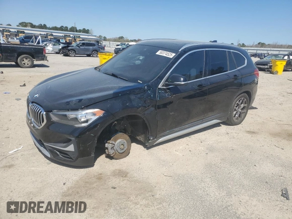 2021 BMW X1 xDrive28i z VIN WBXJG9C07M5S73464, wystawiony jako Copart lot #50374525 z przebiegiem 117 828 mil mil oraz Tytuł czysty. Historia ofert i sprzedaży dostępna na DreamBid. Obrazek 1.
