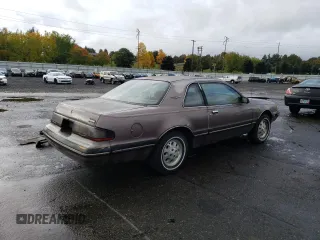 1987 Ford Thunderbird with VIN 1FABP6036HH185658, listed as a Copart auction lot 76998984 with 0 mi miles and Clean Title. Bid and sale history available at carsss.com. Image 3.
