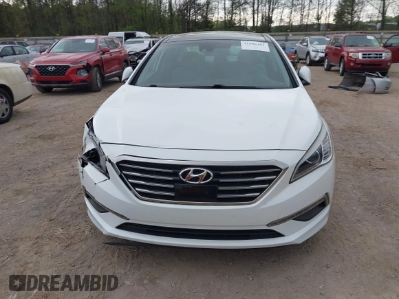 2015 Hyundai Sonata Limited with VIN 5NPE34AF2FH135371, listed as a IAAI auction lot 41986461 with 103,006 mi miles and . Bid and sale history available at carsss.com. Image 12.
