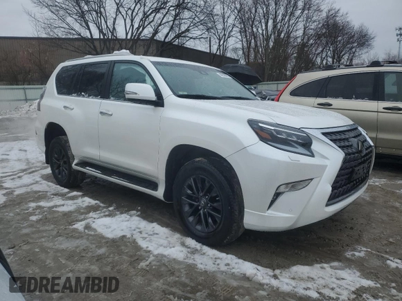2023 Lexus GX with VIN JTJAM7BX1P5341932, listed as a Copart auction lot 46938075 with 27,315 mi miles and Salvage Title. Bid and sale history available at carsss.com. Image 4.