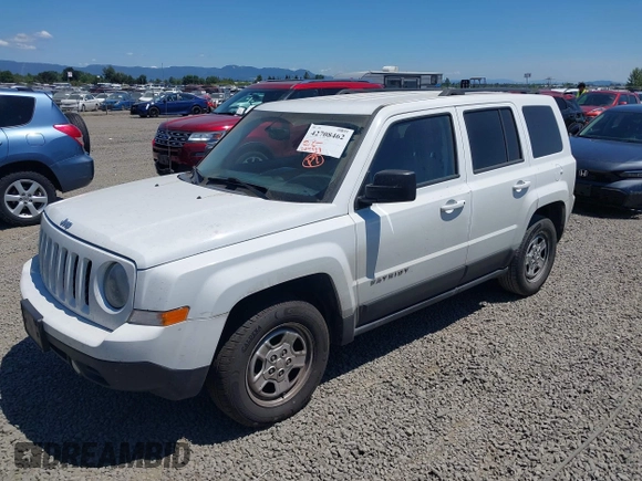 2016 Jeep Patriot Sport with VIN 1C4NJPBA8GD814997, listed as a IAAI auction lot 42708462 with 204,997 mi miles and . Bid and sale history available at DreamBid. Image 2.