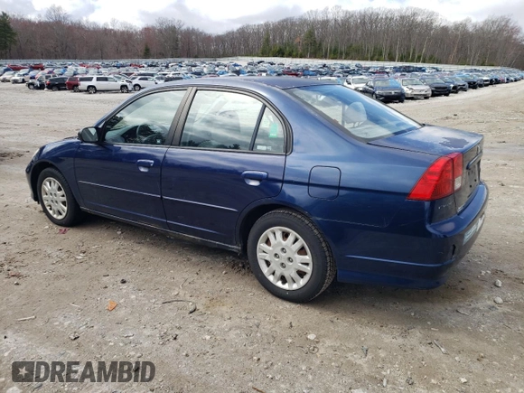 2004 Honda Civic LX with VIN 2HGES16544H587640, listed as a Copart auction lot 52044505 with 246,697 mi miles and Clean Title. Bid and sale history available at DreamBid. Image 2.