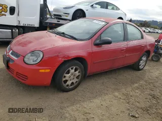 2005 Dodge Neon SXT with VIN 1B3ES56C45D180261, listed as a Copart auction lot 75744074 with 181,616 mi miles and Clean Title. Bid and sale history available at carsss.com. Image 1.