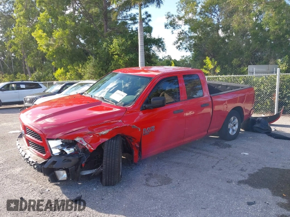 2019 Ram 1500 Classic Express with VIN 1C6RR6FGXKS539714, listed as a IAAI auction lot 41893298 with 52,492 mi miles. Bid and sale history available at carsss.com. Image 17.