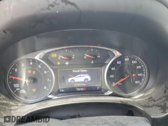 2021 GMC Terrain SLE with VIN 3GKALTEV6ML336654, listed as a Copart auction lot 55979675 with 75,232 mi miles and Clean title. Bid and sale history available at DreamBid. Image 9.