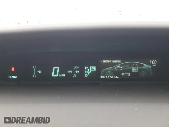 2015 Toyota Prius Four z VIN JTDKN3DU3F0480391, wystawiony jako Copart lot #59205665 z przebiegiem 137 014 mil mil oraz Szkoda całkowita • Salvage title. Historia ofert i sprzedaży dostępna na DreamBid. Obrazek 9.