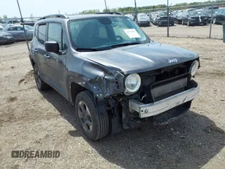2017 Jeep Renegade Sport with VIN ZACCJBAB6HPG64055, listed as a IAAI auction lot 42104469 with 125,897 mi miles and . Bid and sale history available at DreamBid. Image 1.