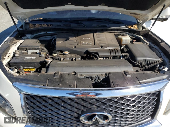 2017 Infiniti QX80 z VIN JN8AZ2NF0H9640689, wystawiony jako Copart lot #41793585 z przebiegiem 176 473 mil mil oraz Szkoda całkowita • Salvage title. Historia ofert i sprzedaży dostępna na DreamBid. Obrazek 13.