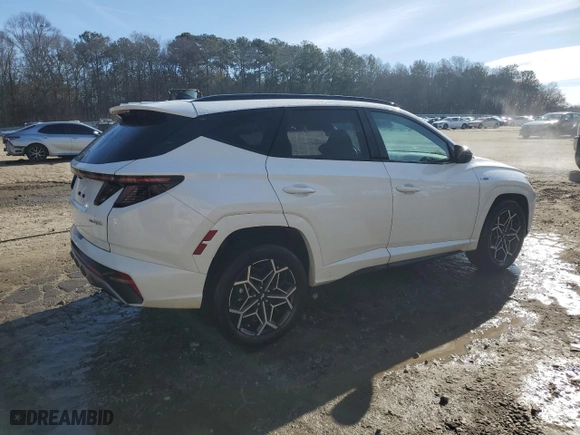2024 Hyundai Tucson Hybrid N Line with VIN KM8JFCD16RU194171, listed as a Copart auction lot 42633865 with NaN miles and Salvage Title. Bid and sale history available at carsss.com. Image 3.