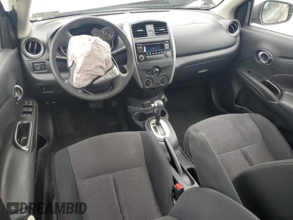 2017 Nissan Versa S with VIN 3N1CN7AP8HL830052, listed as a Copart auction lot 64096095 with 94,002 mi miles and Salvage title. Bid and sale history available at DreamBid. Image 8.