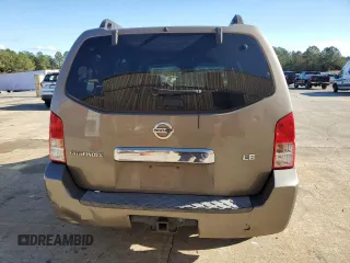 2007 Nissan Pathfinder SE with VIN 5N1AR18U47C634892, listed as a Copart auction lot 85876204 with Not provided miles and Salvage title. Bid and sale history available at DreamBid. Image 6.