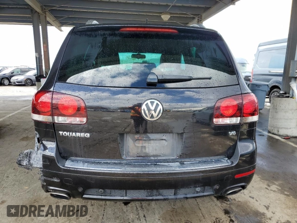 2010 Volkswagen Touareg VR6 with VIN WVGBF7A98AD001321, listed as a Copart auction lot 48949685 with 101,944 mi miles and Salvage Title. Bid and sale history available at DreamBid. Image 6.