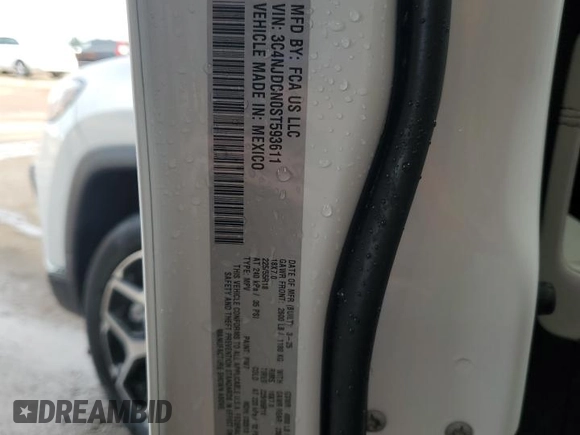2025 Jeep Compass Limited with VIN 3C4NJDCN0ST593611, listed as a Copart auction lot 62149605 with 1,765 mi miles and Clean title. Bid and sale history available at DreamBid. Image 14.