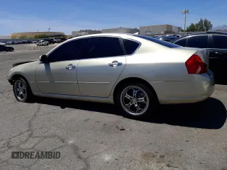 2006 Infiniti M45 with VIN JNKBY01E96M203593, listed as a Copart auction lot 53349164 with 163,646 mi miles and Salvage Title. Bid and sale history available at carsss.com. Image 2.