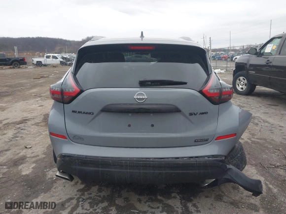 2023 Nissan Murano SV with VIN 5N1AZ2BS2PC106569, listed as a IAAI auction lot 41506051 with 11,926 mi miles. Bid and sale history available at carsss.com. Image 17.