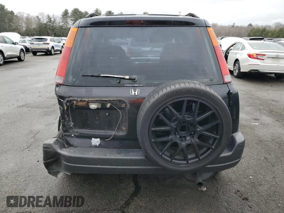 1998 Honda CR-V LX with VIN JHLRD1841WC033169, listed as a Copart auction lot 46865875 with 203,100 mi miles and Salvage Title. Bid and sale history available at carsss.com. Image 6.