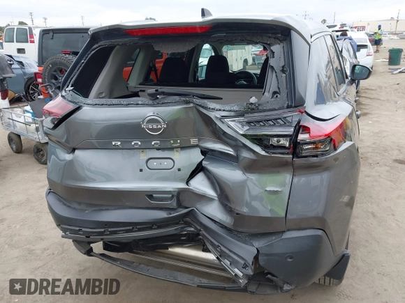 2023 Nissan Rogue S with VIN 5N1BT3AAXPC914706, listed as a IAAI auction lot 42402408 with 7,250 mi miles and . Bid and sale history available at DreamBid. Image 6.