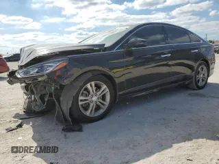 2018 Hyundai Sonata SEL with VIN 5NPE34AF0JH631990, listed as a Copart auction lot 53000595 with 41,736 mi miles and Salvage Title. Bid and sale history available at DreamBid. Image 1.