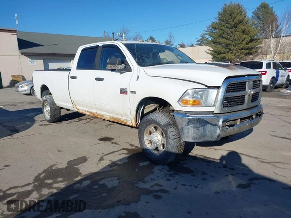 2010 Dodge Ram 2500 ST with VIN 3D7TT2CTXAG109025, listed as a IAAI auction lot 41666316 with 147,965 mi miles. Bid and sale history available at carsss.com. Image 1.