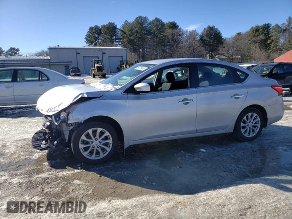 2018 Nissan Sentra SV with VIN 3N1AB7AP4JY280874, listed as a Copart auction lot 46175845 with 43,117 mi miles and Salvage Title. Bid and sale history available at carsss.com. Image 1.