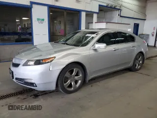 2012 Acura TL Tech Auto with VIN 19UUA9F5XCA004286, listed as a Copart auction lot 52723415 with 164,498 mi miles and Salvage Title. Bid and sale history available at carsss.com. Image 1.