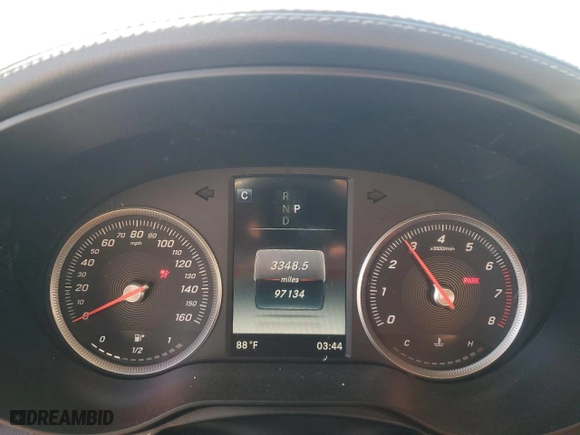 2019 Mercedes-Benz GLC with VIN WDC0J4KB7KF627632, listed as a Copart auction lot 49892845 with 97,134 mi miles and Salvage Title. Bid and sale history available at carsss.com. Image 9.