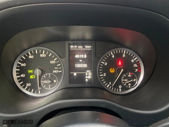 2018 Mercedes-Benz Metris Passenger Van with VIN WD4PG2EE1J3459506, listed as a Copart auction lot 76691473 with 130,235 mi miles. Bid and sale history available at carsss.com. Image 10.