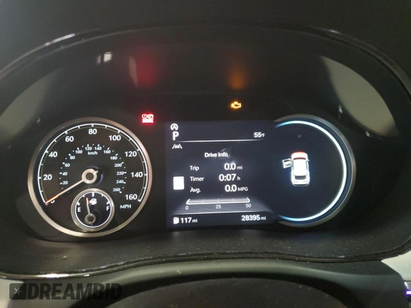 2022 Genesis GV70 Sport with VIN KMUMCDTC5NU073867, listed as a Copart auction lot 88230705 with 28,395 mi miles and Salvage title. Bid and sale history available at DreamBid. Image 9.