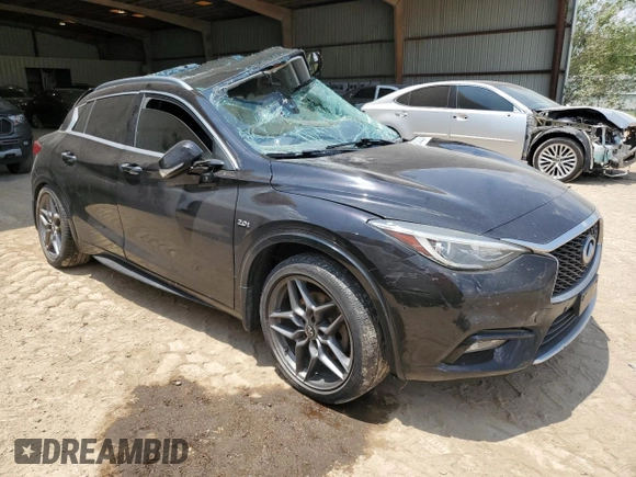 2017 Infiniti QX30 Sport with VIN SJKCH5CPXHA024790, listed as a Copart auction lot 66036294 with 0 mi miles and Non Repairable. Bid and sale history available at carsss.com. Image 4.