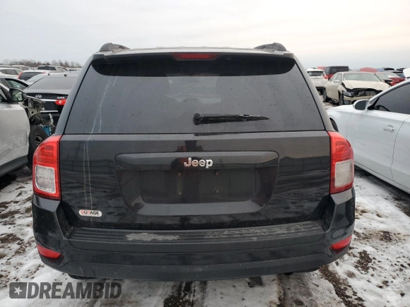2011 Jeep Compass Latitude with VIN 1J4NT1FB2BD208396, listed as a Copart auction lot 85683924 with 132,603 mi miles and Salvage Title. Bid and sale history available at carsss.com. Image 6.