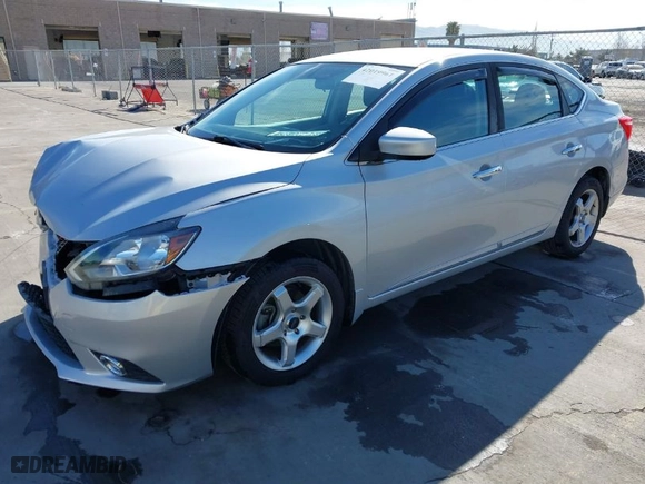 2017 Nissan Sentra SV with VIN 3N1AB7AP8HL640977, listed as a IAAI auction lot 42019961 with 105,861 mi miles. Bid and sale history available at carsss.com. Image 2.