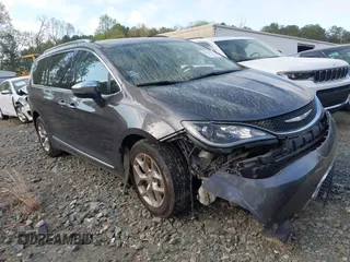 2017 Chrysler Pacifica Limited z VIN 2C4RC1GG7HR822142, wystawiony jako IAAI lot #41911831 z przebiegiem 99 585 mil mil oraz . Historia ofert i sprzedaży dostępna na DreamBid. Obrazek 1.
