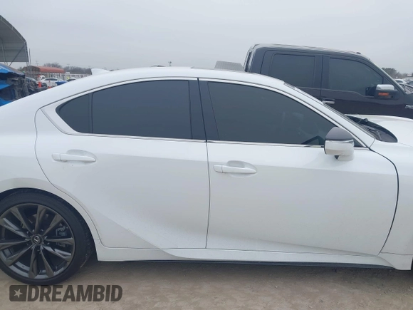 2023 Lexus IS with VIN JTHGZ1B25P5063857, listed as a IAAI auction lot 41589604 with 16,317 mi miles. Bid and sale history available at carsss.com. Image 13.