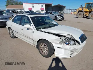 2004 Hyundai Sonata GLS with VIN KMHWF35H34A971076, listed as a IAAI auction lot 41817272 with 125,278 mi miles. Bid and sale history available at carsss.com. Image 1.
